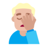 Man Facepalming: Medium-Light Skin Tone Emoji 🤦🏼‍♂️ image - Microsoft Classic 2D style