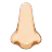 Nose: Light Skin Tone