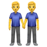 二人の男が手を取り合って Emoji 👬 image - Huawei Harmony OS style