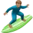 Man Surfing: Medium Skin Tone