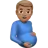 Pregnant Man: Medium Skin Tone