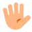 Hand With Fingers Splayed: Medium-Light Skin Tone