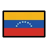 Flag: Venezuela Emoji 🇻🇪 image - OpenMoji style
