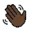 Waving Hand: Dark Skin Tone