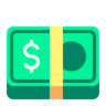 Billete con signo de dólar Emoji 💵 image - Microsoft Classic 2D style
