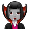 Woman Vampire: Medium-Light Skin Tone Emoji 🧛🏼‍♀️ image - Apple style