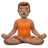 Man In Lotus Position: Medium Skin Tone