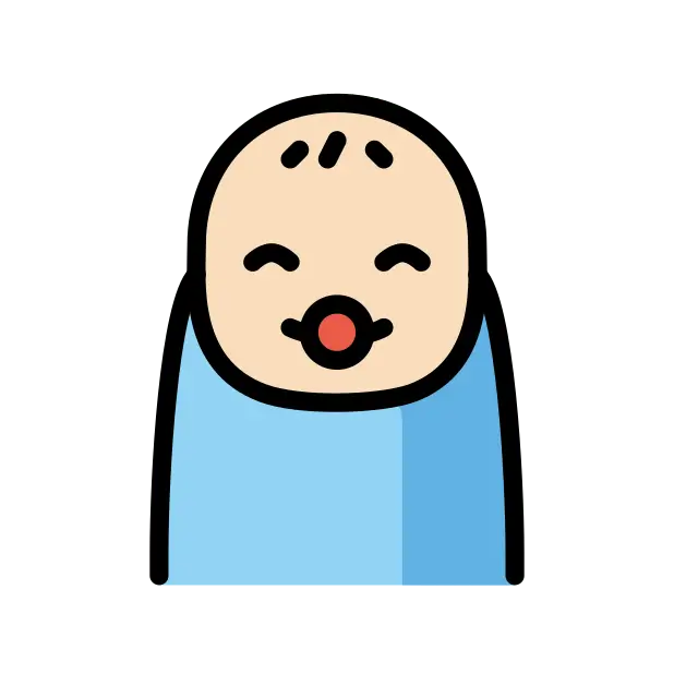 πΆπ» - Baby: Light Skin Tone Emoji meaning, copy and paste emoticon ...