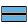 Flag: Botswana Emoji 🇧🇼 image - OpenMoji style