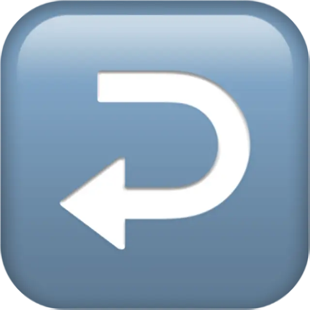 Right Arrow Curving Left