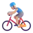 Man Biking: Medium-Light Skin Tone