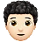 Person: Light Skin Tone, Curly Hair