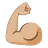 Flexed Biceps: Medium-Light Skin Tone