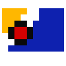 Flag: Caribbean Netherlands Emoji 🇧🇶 image - SerenityOS style