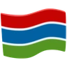 Flag: Gambia Emoji 🇬🇲 image - Facebook Messenger (2016) style