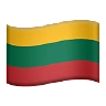 Flag: Lithuania Emoji 🇱🇹 image - Apple style