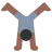 Person Cartwheeling: Medium-Dark Skin Tone