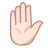 Raised Hand: Light Skin Tone