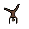 Man Cartwheeling: Dark Skin Tone Emoji 🤸🏿‍♂️ image - OpenMoji style