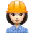 Woman Construction Worker: Light Skin Tone