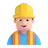 Man Construction Worker: Light Skin Tone