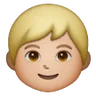 Child: Medium-Light Skin Tone Emoji 🧒🏼 image - Samsung style