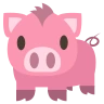 Cerdo Emoji 🐖 image - EmojiTwo style