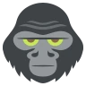 Emoji Gorilă 🦍 image - EmojiTwo style