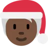 Mx Claus: Dark Skin Tone Emoji 🧑🏿‍🎄 image - Twitter / X (Twemoji) style