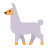 야마 Emoji 🦙 image - Microsoft Classic 2D style