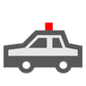 Carro de polícia Emoji 🚓 image - Docomo style
