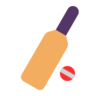 Cricketschläger und Ball Emoji 🏏 image - Microsoft Classic 2D style