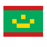 Flag: Mauritania Emoji 🇲🇷 image - SerenityOS style