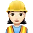Woman Construction Worker: Light Skin Tone
