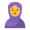 Emoji Persona con il foulard 🧕 image - Microsoft Classic 2D style