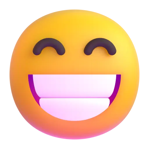 Beaming Face With Smiling Eyes