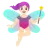 Woman Fairy: Light Skin Tone