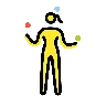 Woman Juggling Emoji 🤹‍♀️ image - OpenMoji style