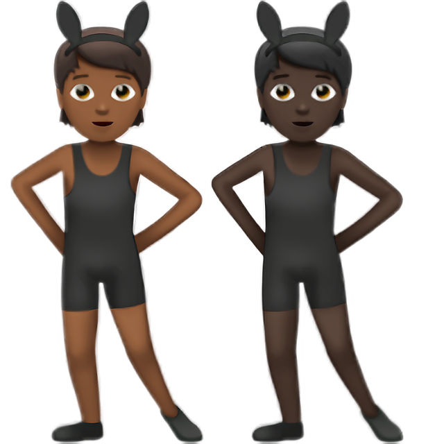 People With Bunny Ears: Medium-Dark Skin Tone, Dark Skin Tone