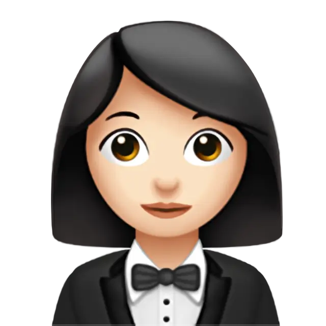 Woman In Tuxedo: Light Skin Tone