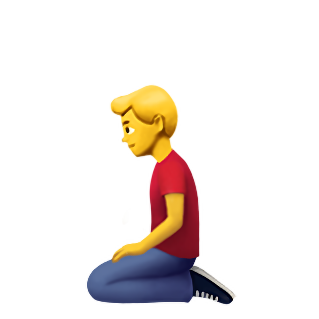 Man Kneeling