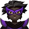 Supervillain: Dark Skin Tone Emoji 🦹🏿 image - Apple style