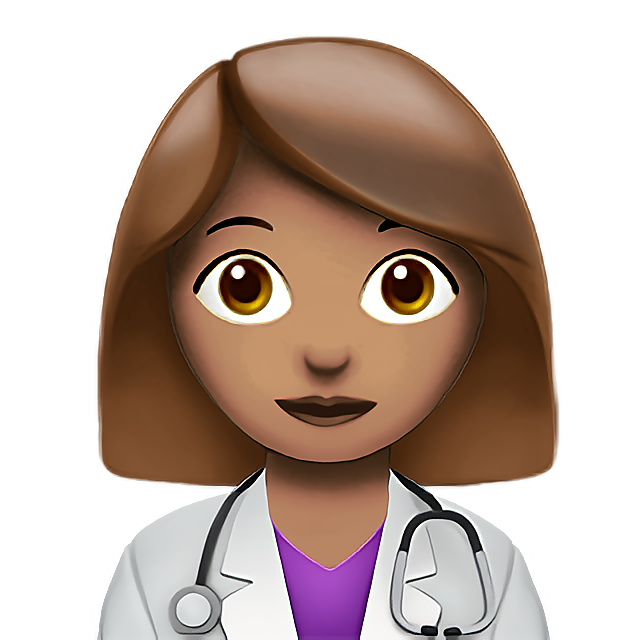 Woman Health Worker: Medium Skin Tone