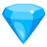 Pedra gema Emoji 💎 image - Facebook Messenger (2016) style