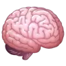 Brain Emoji 🧠 image - WhatsApp style