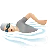 Person Swimming: Light Skin Tone