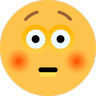 Cara corada Emoji 😳 image - Skype style