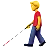 Man With White Cane