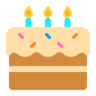 Emoji Torta di compleanno 🎂 image - Microsoft Classic 2D style