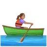 Woman Rowing Boat: Medium Skin Tone Emoji 🚣🏽‍♀️ image - WhatsApp style
